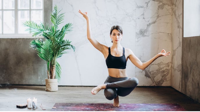 pada bada yoga per piede piatto