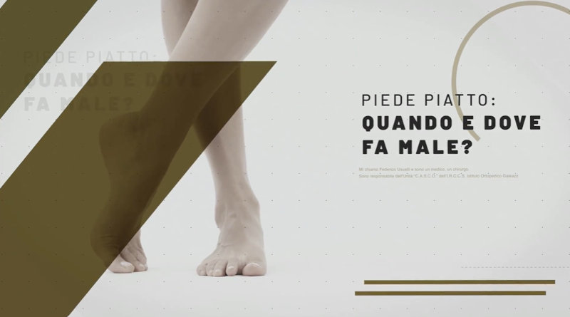 Video sui sintomi dolorosi causati dal piede piatto.
